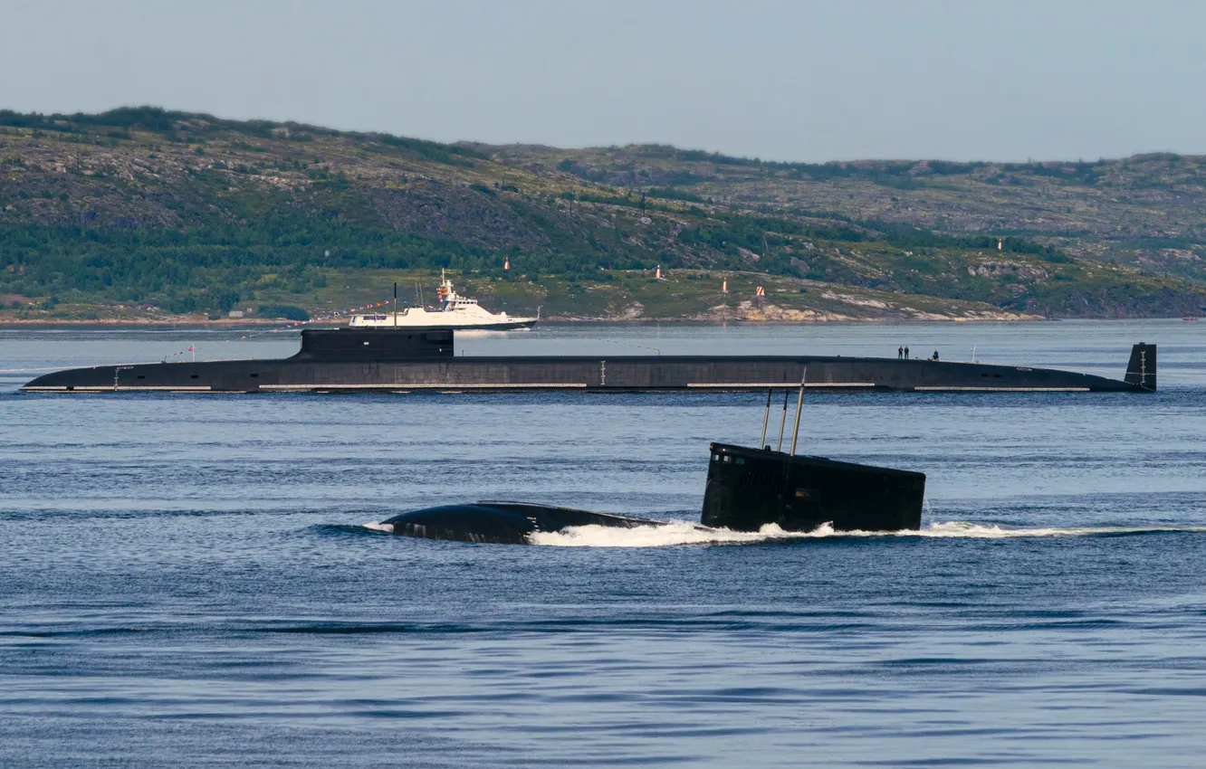 Photo wallpaper submarine, atomic, Diesel-electric