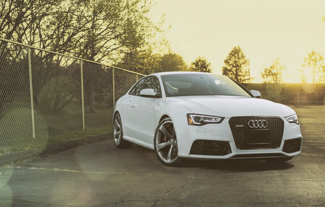 Photo wallpaper Audi, Audi, white, before, white, Coupe