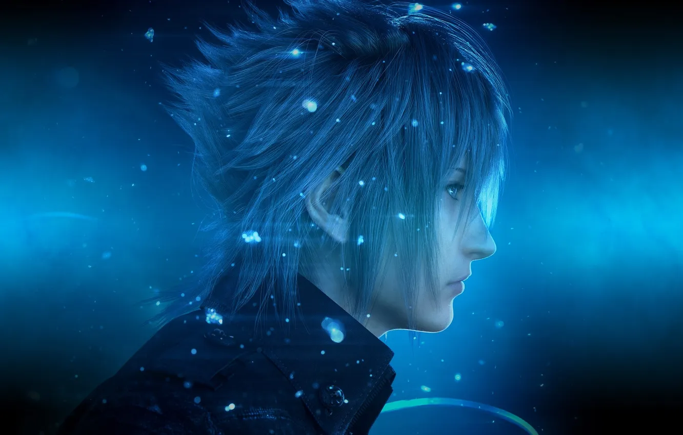 Photo wallpaper profile, guy, art, Final Fantasy XV