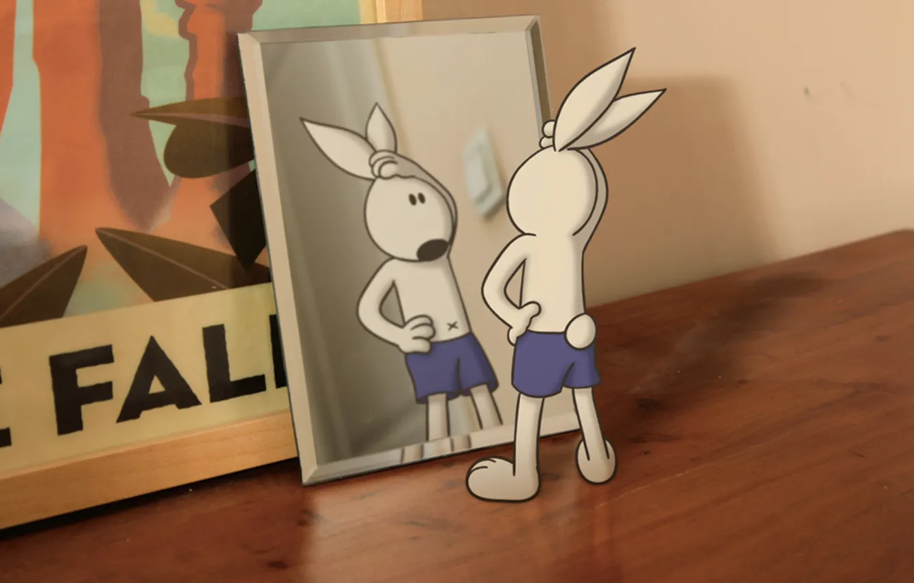 Photo wallpaper rabbit, dog, Cartoon, Kungfu Bunny