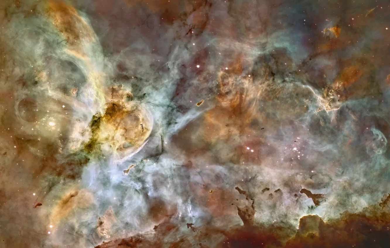 Photo wallpaper stars, nebula, nebula