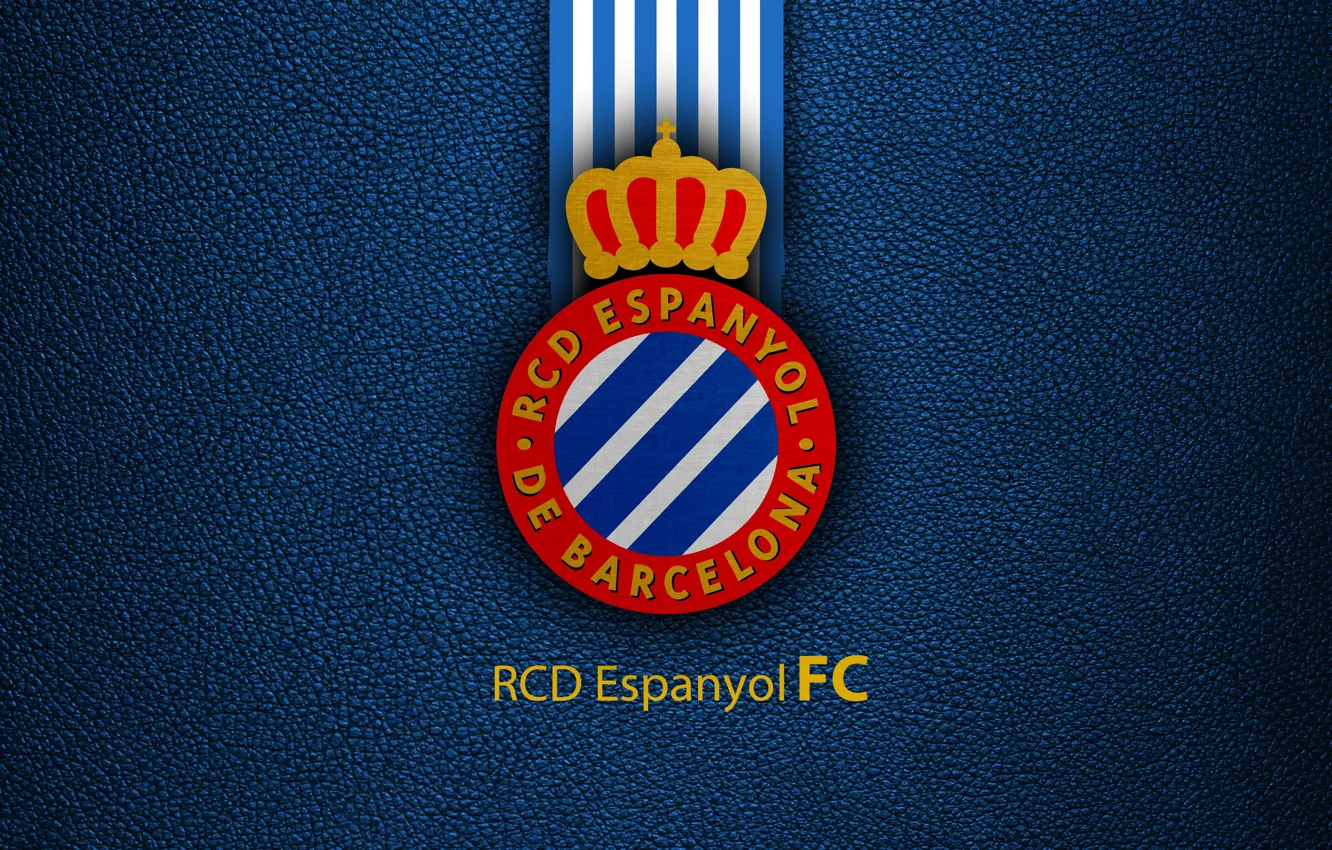 Photo wallpaper wallpaper, sport, logo, football, La Liga, RCD Espanyol