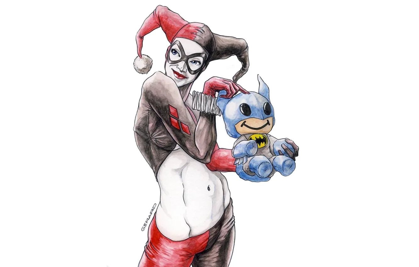 Photo wallpaper Girl, Art, Harley Quinn, DC Comics, Harley Quinn, Suicide Squad