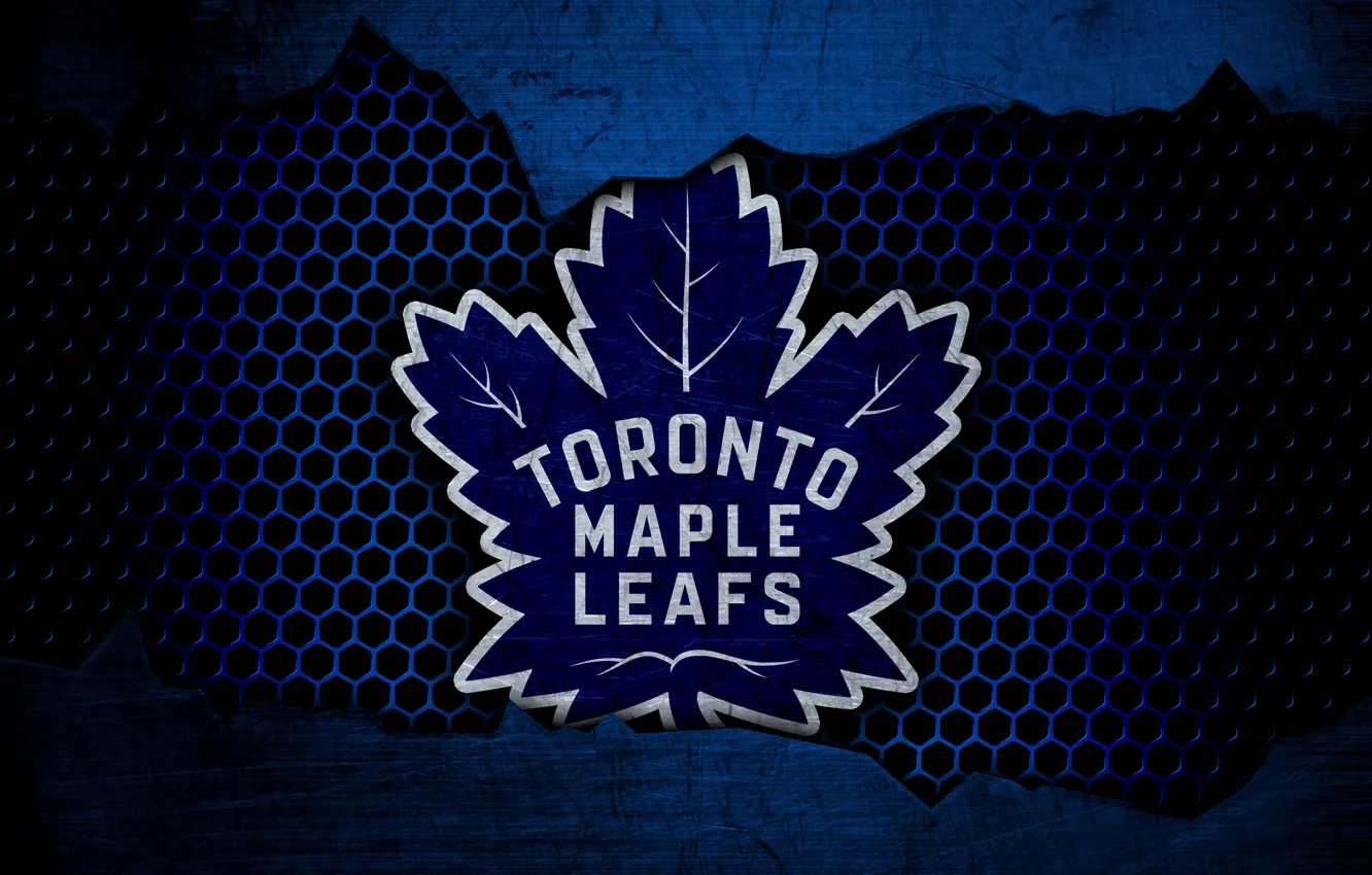 Photo wallpaper wallpaper, sport, logo, NHL, hockey, Toronto Maple Leafs