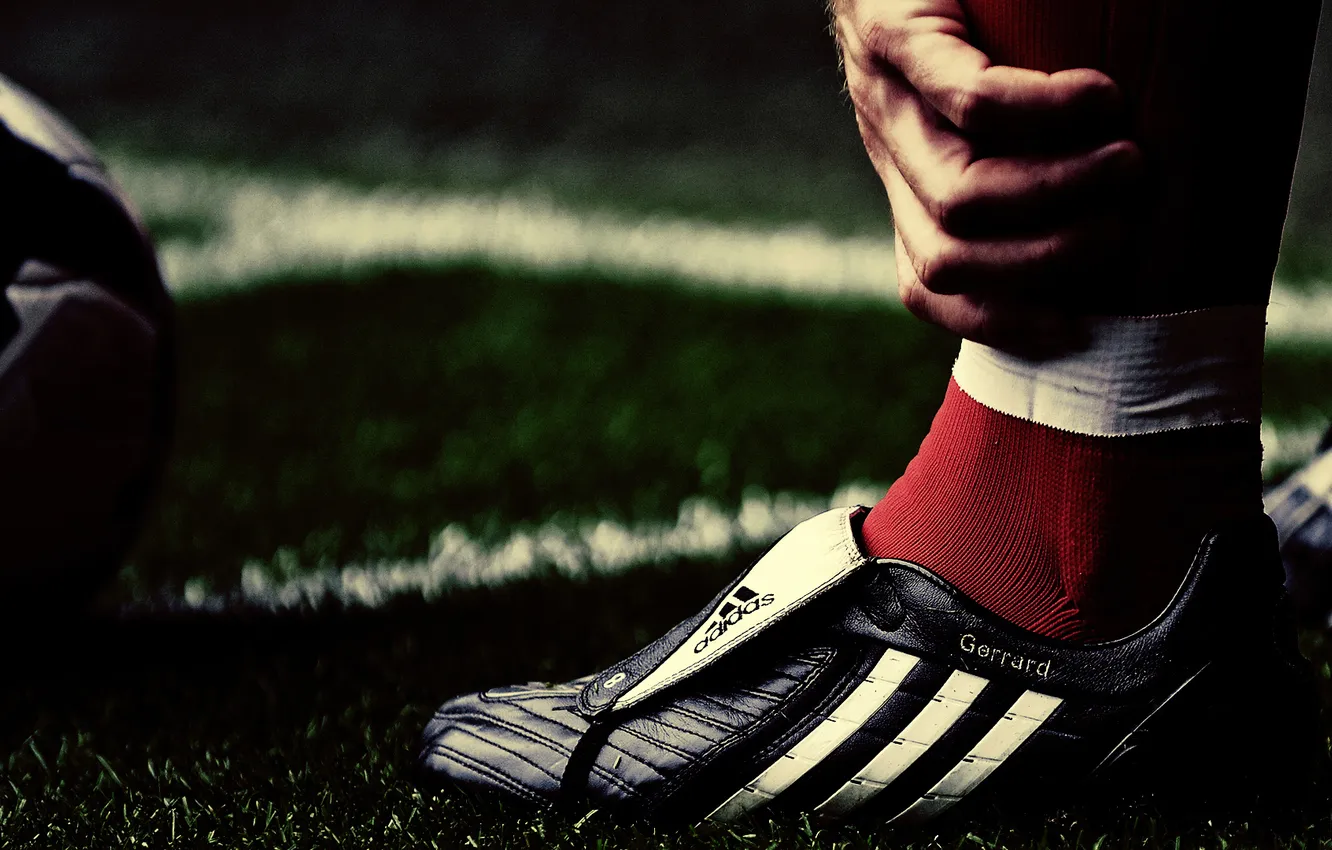 Photo wallpaper football, feet, Cleats