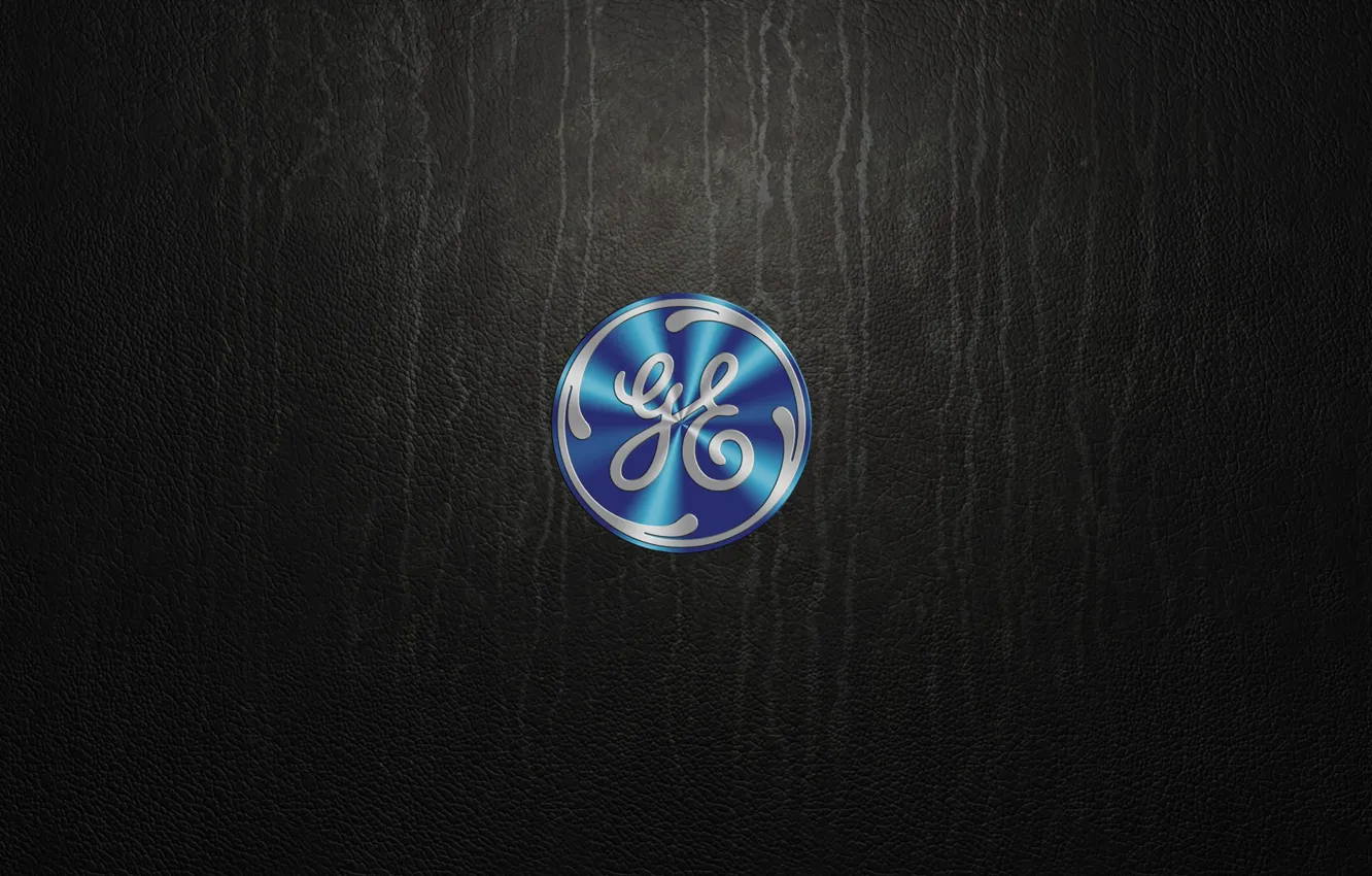 Photo wallpaper logo, blue, General Electric