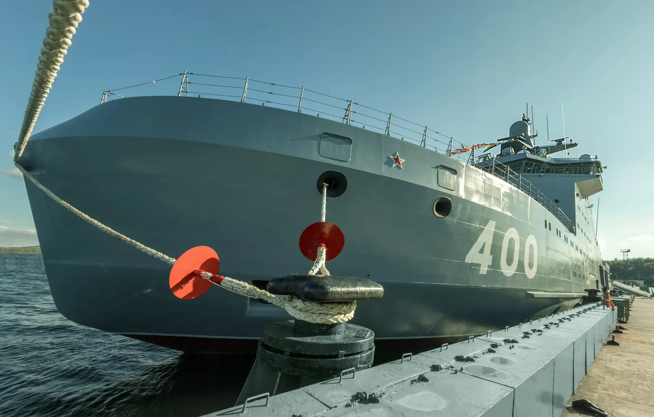 Photo wallpaper patrol ship, ice class, Ivan Papanin