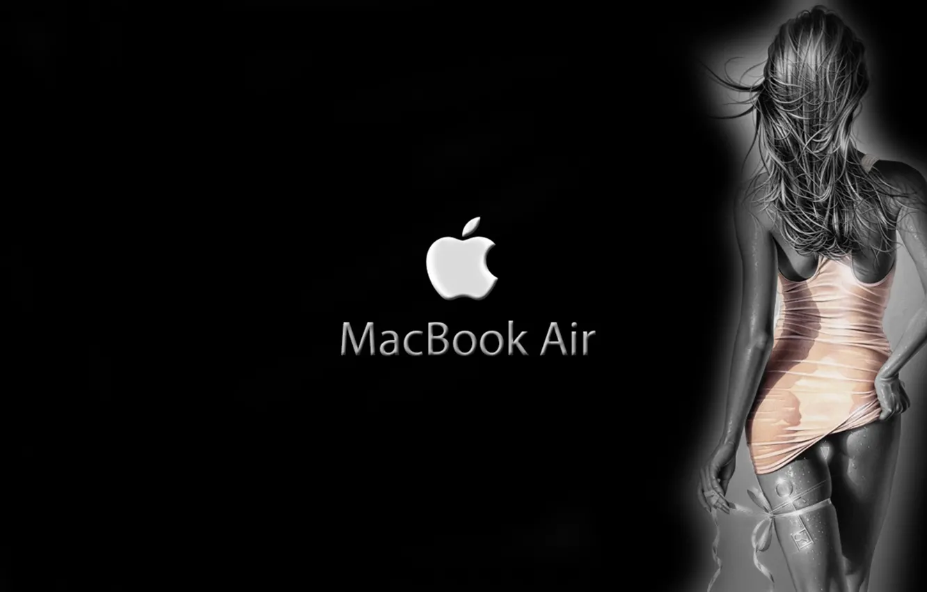 Photo wallpaper apple, MacBook Air, apple imac