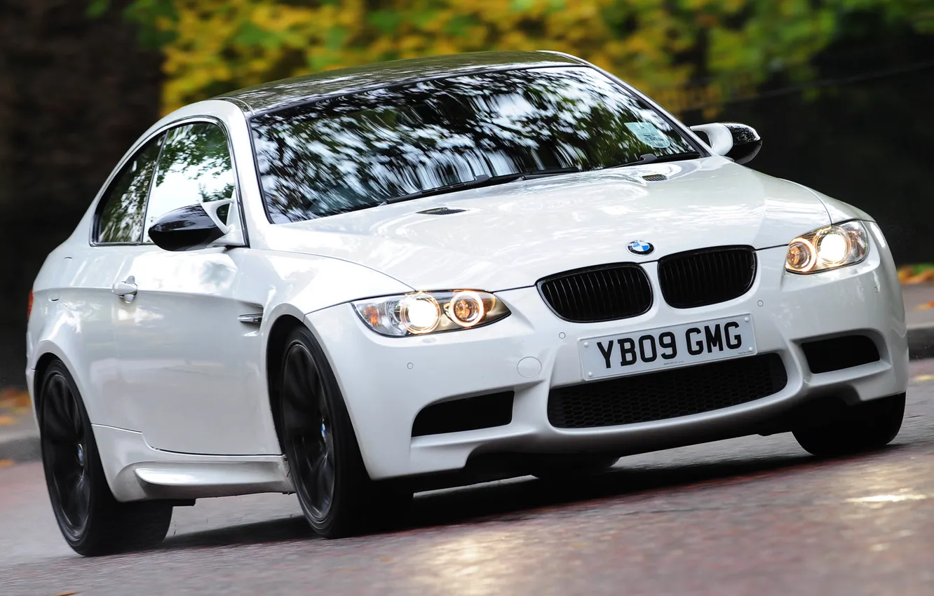 Photo wallpaper white, BMW, white, the front, Edition