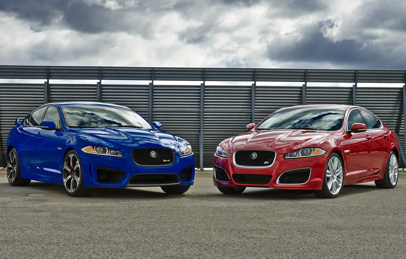 Photo wallpaper Jaguar, Jaguar, mixed, XFR-S