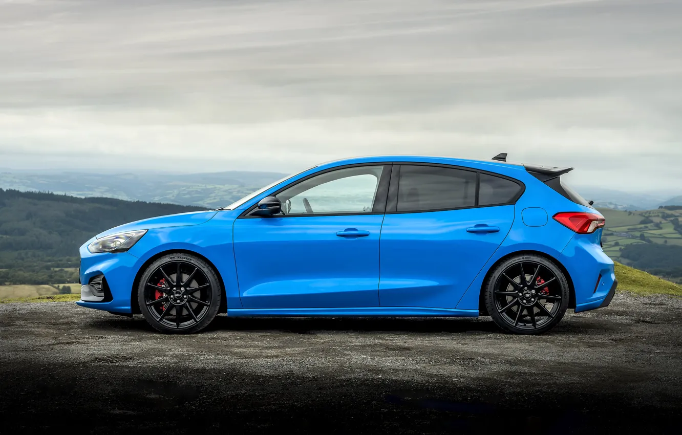 Photo wallpaper ford, blue, focus, edition
