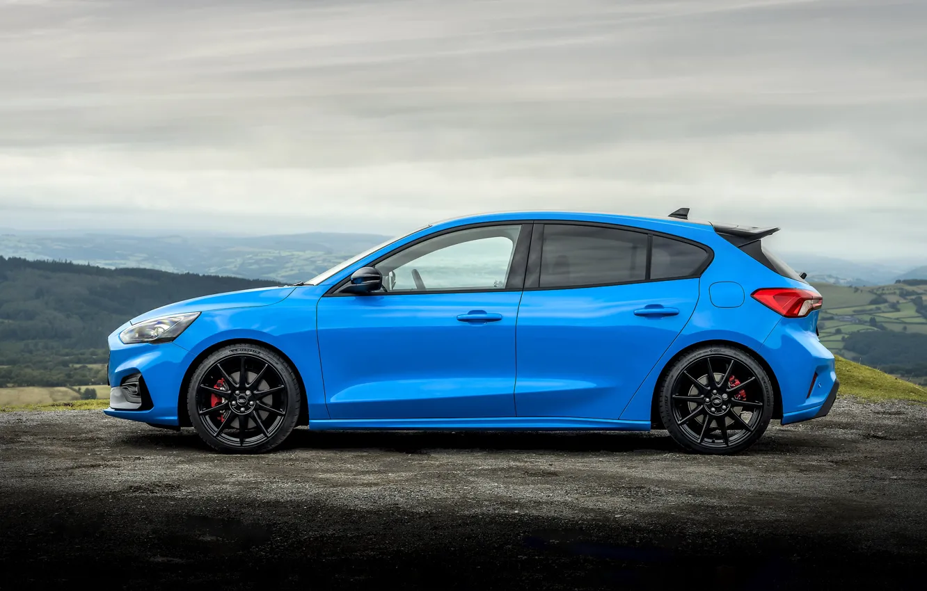 Photo wallpaper Ford, Focus, blue, Edition