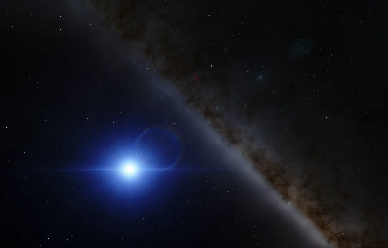 Photo wallpaper space, stars, space, the milky way, stars, The Milky Way, Bright Star