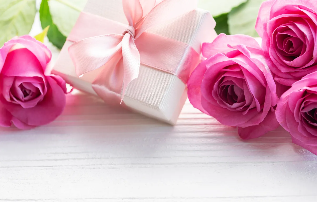 Photo wallpaper love, flowers, gift, romance, heart, roses, bouquet, love