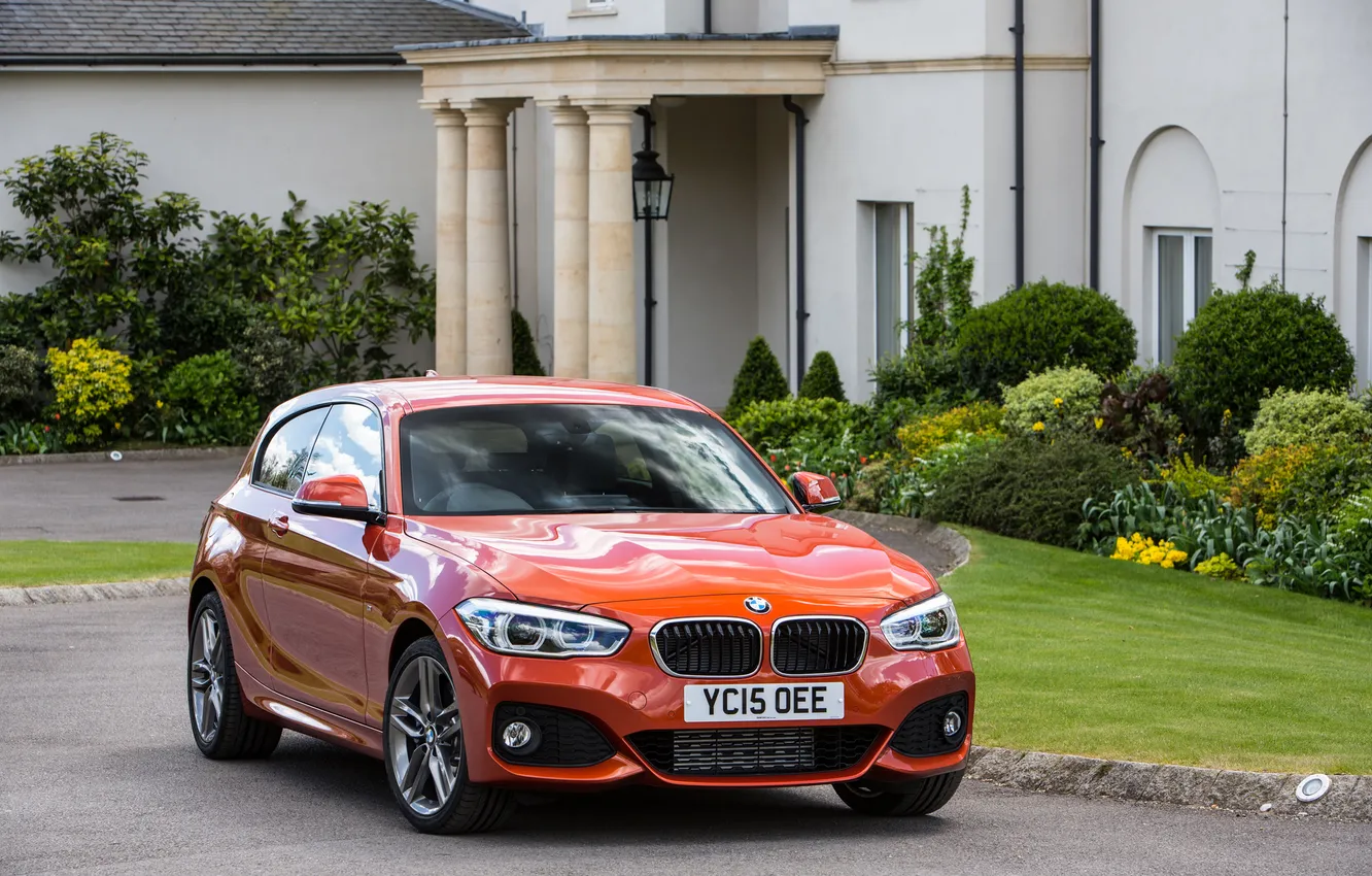 Photo wallpaper BMW, BMW, Sport, UK-spec, 3-door, 2015, F21, M120i