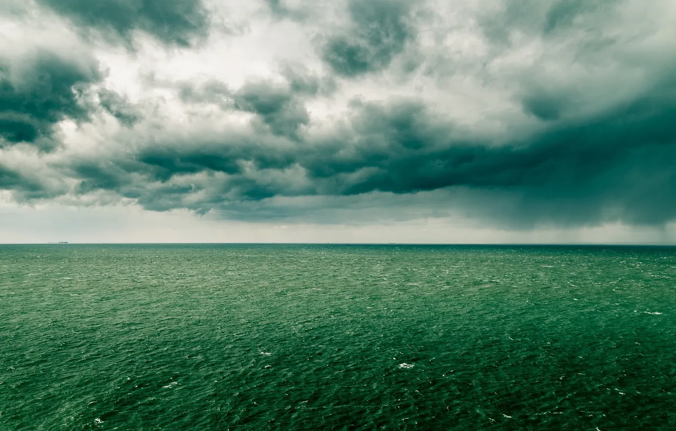 Photo wallpaper sea, the sky, nature