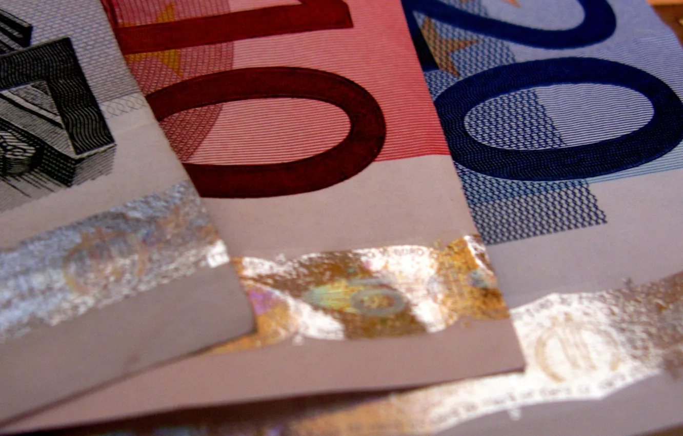 Photo wallpaper money, Euro, currency