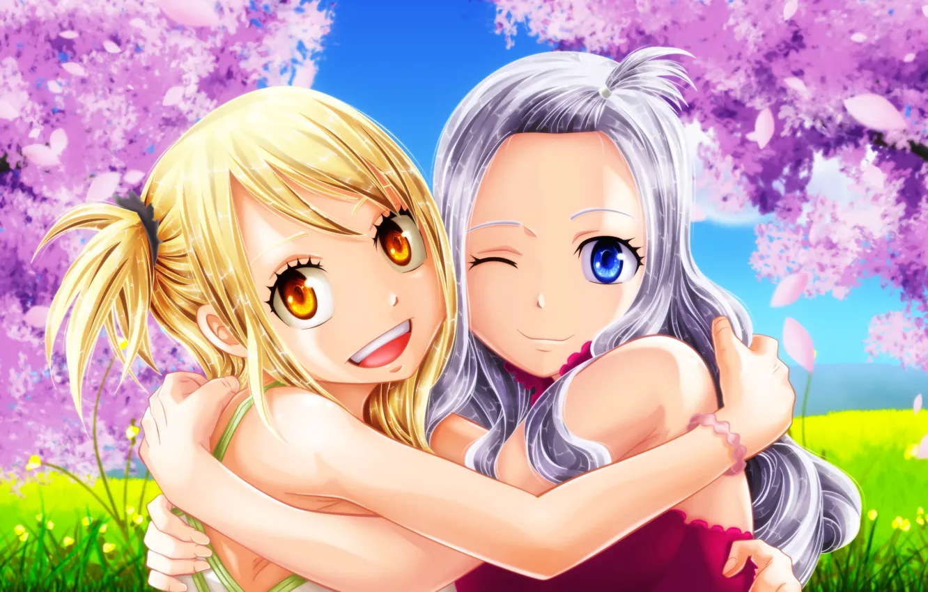 Photo wallpaper girl, art, fairy tail, Fairy tail