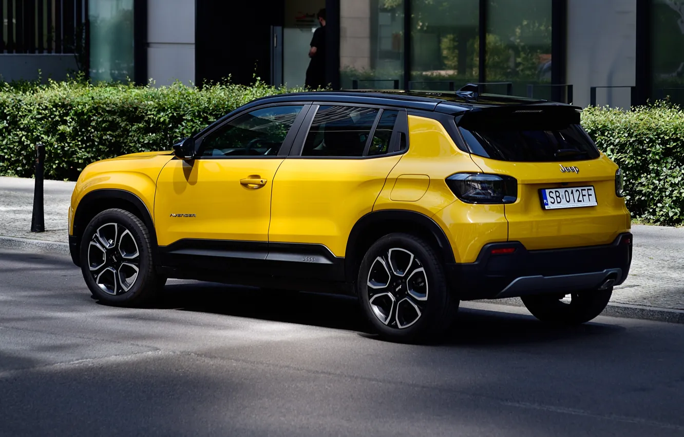 Photo wallpaper yellow, jeep, crossover, Jeep, Jeep Avenger