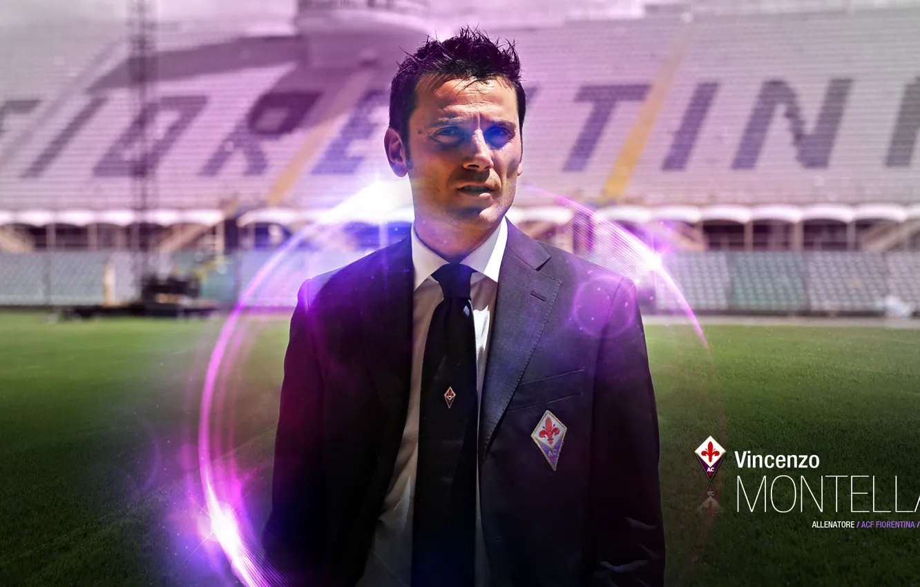 Photo wallpaper wallpaper, sport, football, trainer, manager, ACF Fiorentina, Vincenzo Montella