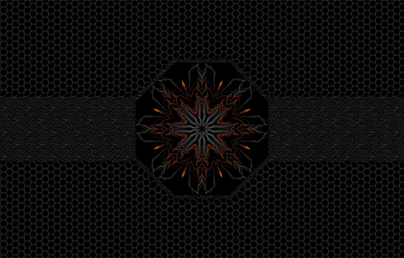Photo wallpaper mesh, pattern, ornament, symmetry, attack fifth