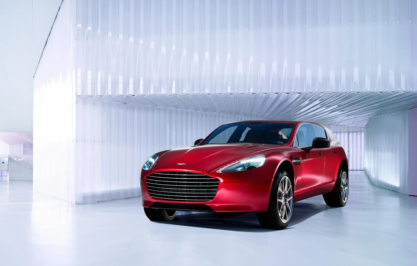 Photo wallpaper red, Aston Martin, Aston Martin, red, Front, crossover, Aksyonov Nikita Andreevich