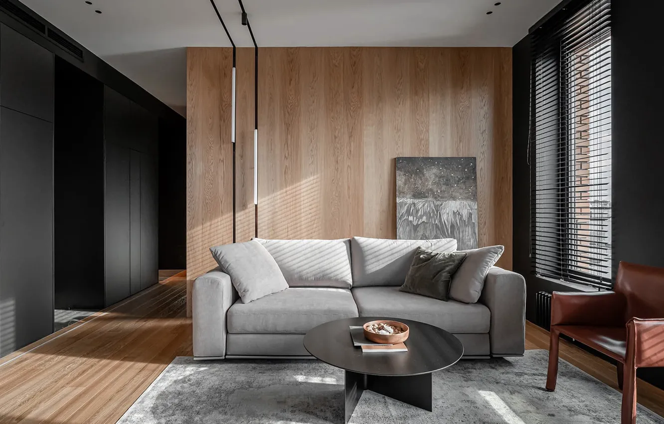 Wallpaper style, Proekt Cartelle design, Monochrome palette in the ...