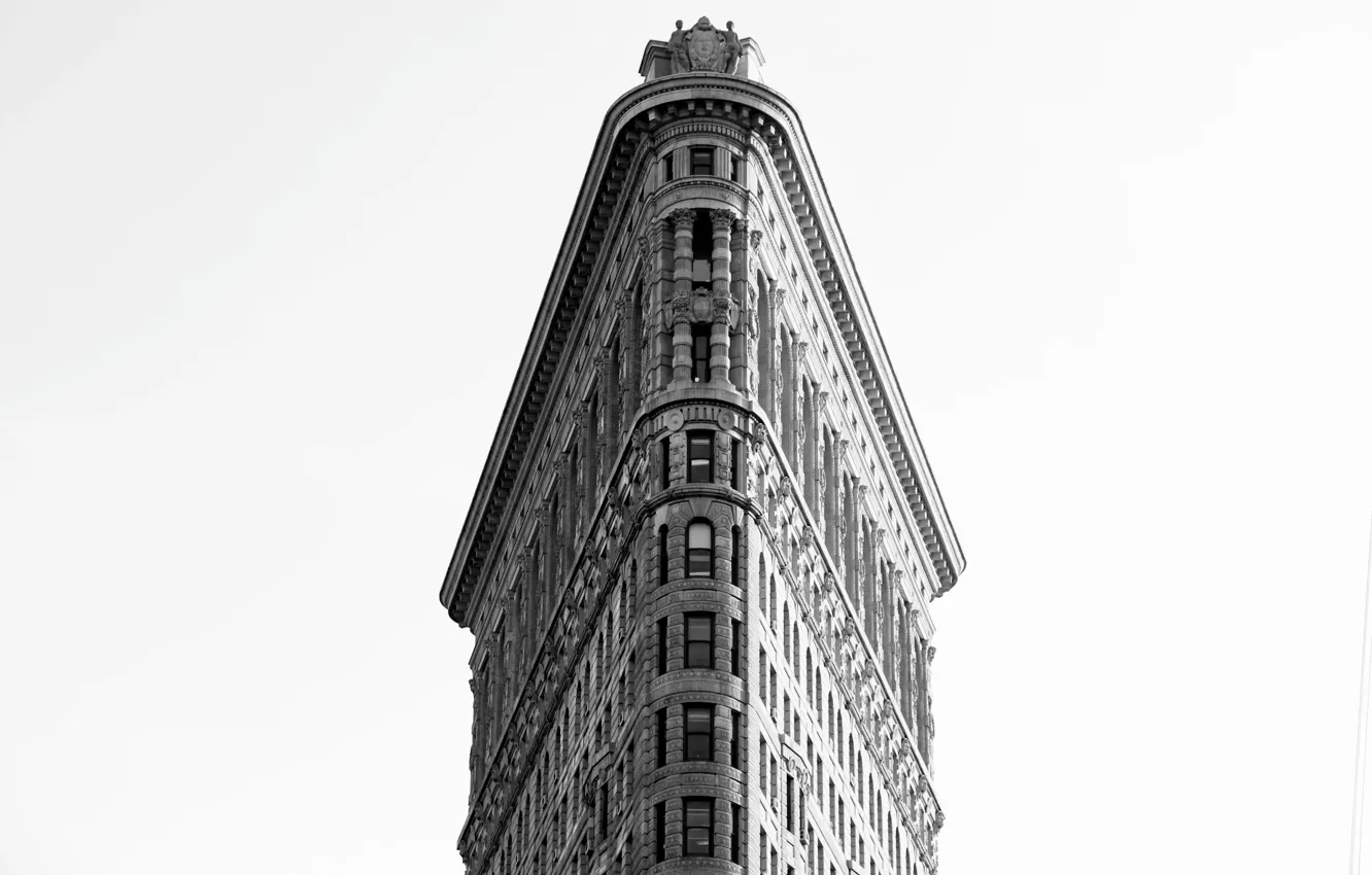 Photo wallpaper building, home, USA, iron, New York