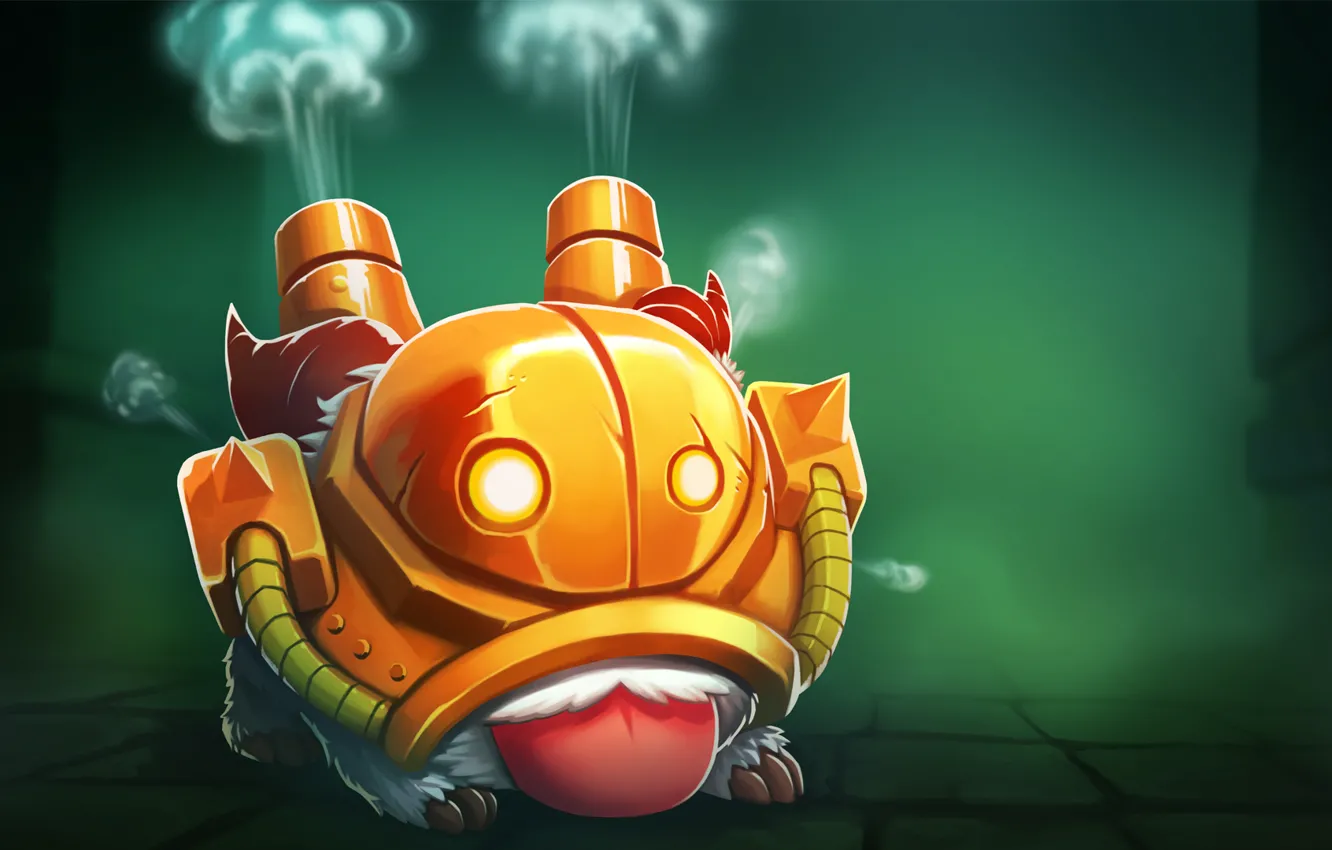 Photo wallpaper League of Legends, LoL, Blitzcrank, Poro, lollatino.net