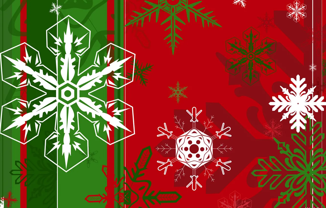 Photo wallpaper winter, holiday, pattern, paint, New Year, Christmas, snowflake
