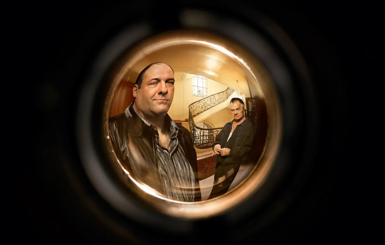 Photo wallpaper eyes, the series, The Sopranos