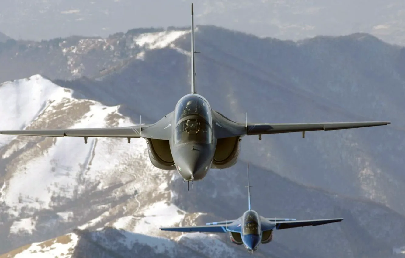 Photo wallpaper modern Italian, M-346, TCB, light attack, Alenia Aermacchi, Training aircraft