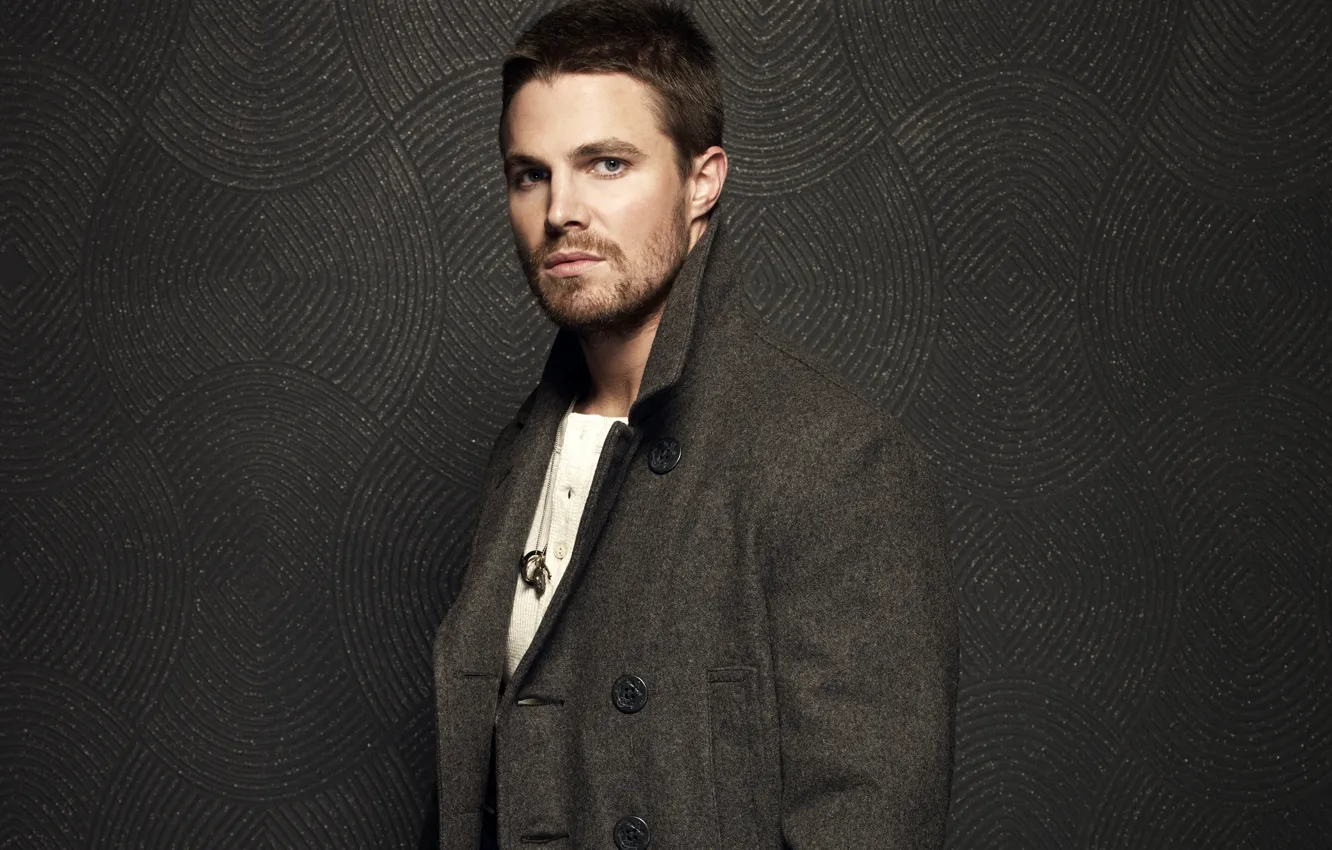 Photo wallpaper actor, male, coat, Stephen Amell, Stephen Amell