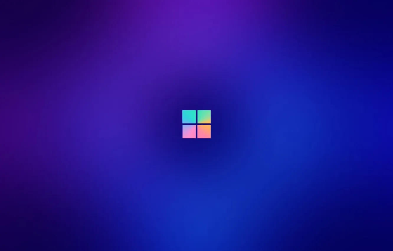 Photo wallpaper abstract, Microsoft, windows, logo, icon, Windows 11