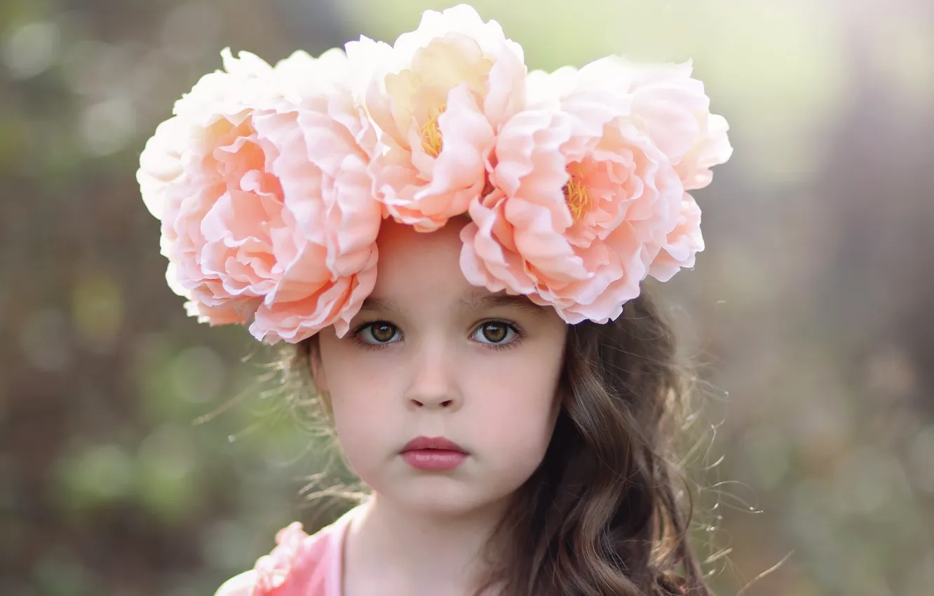 Photo wallpaper mood, portrait, girl