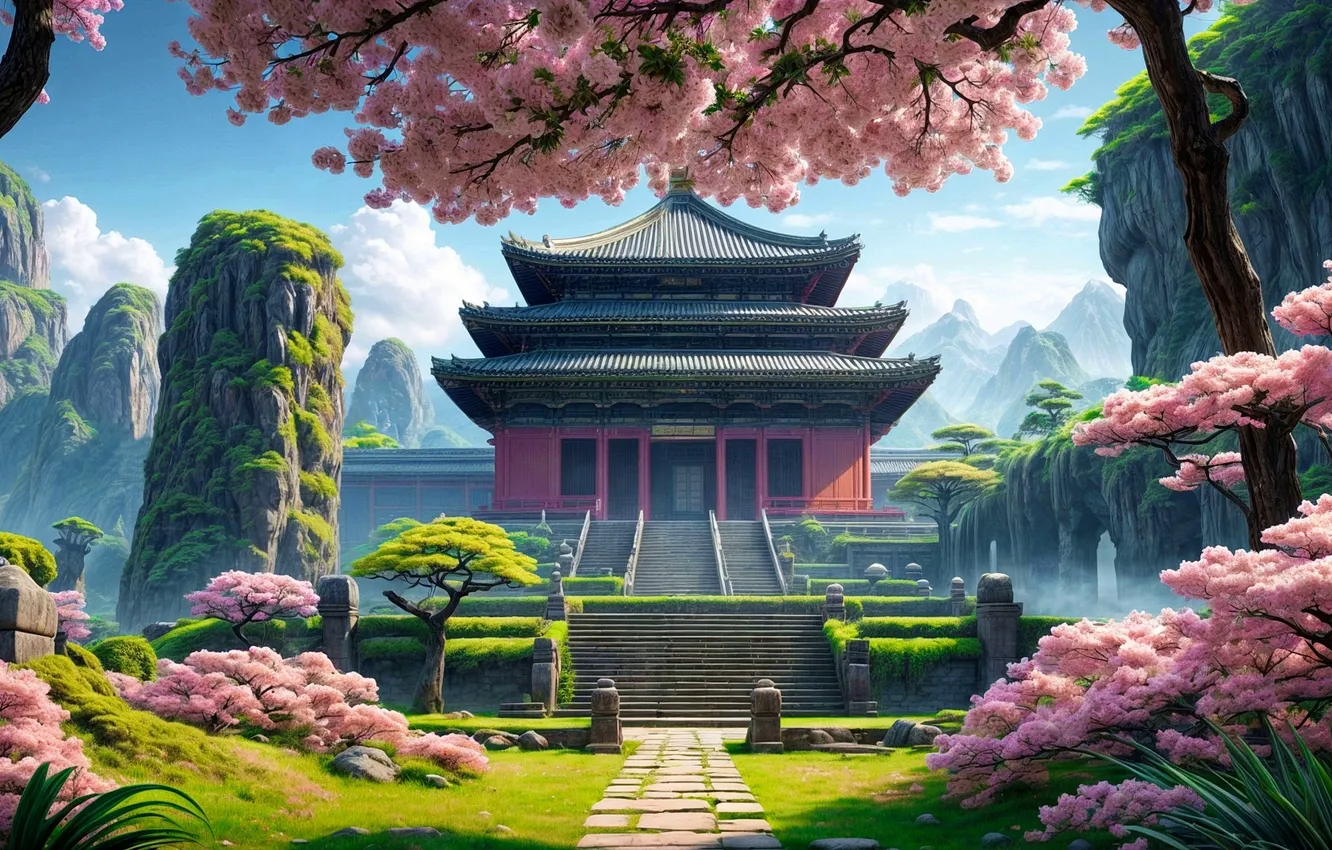 Photo wallpaper grass, nature, CASA, refreshments