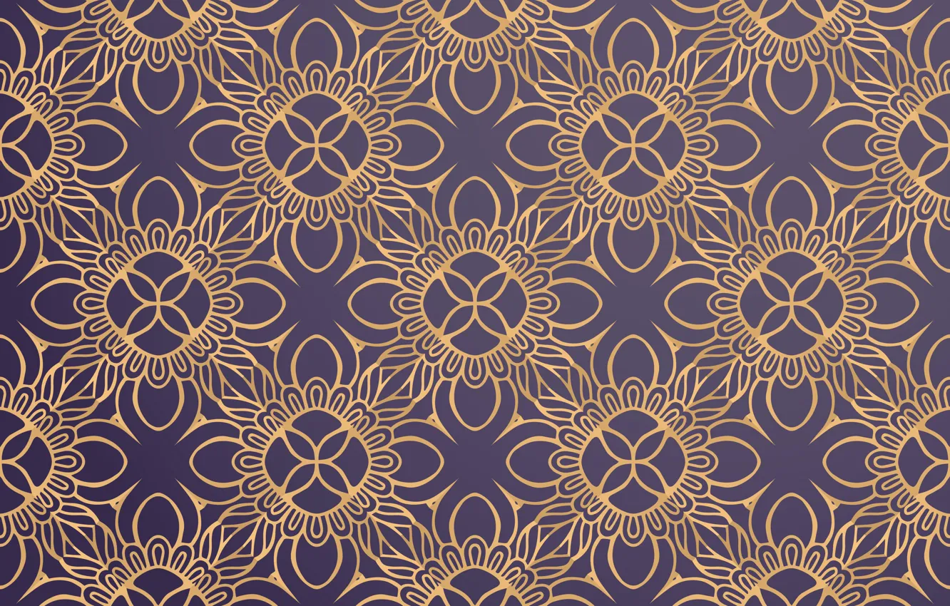 Photo wallpaper gold, pattern, gold, ornament, color, ornamental