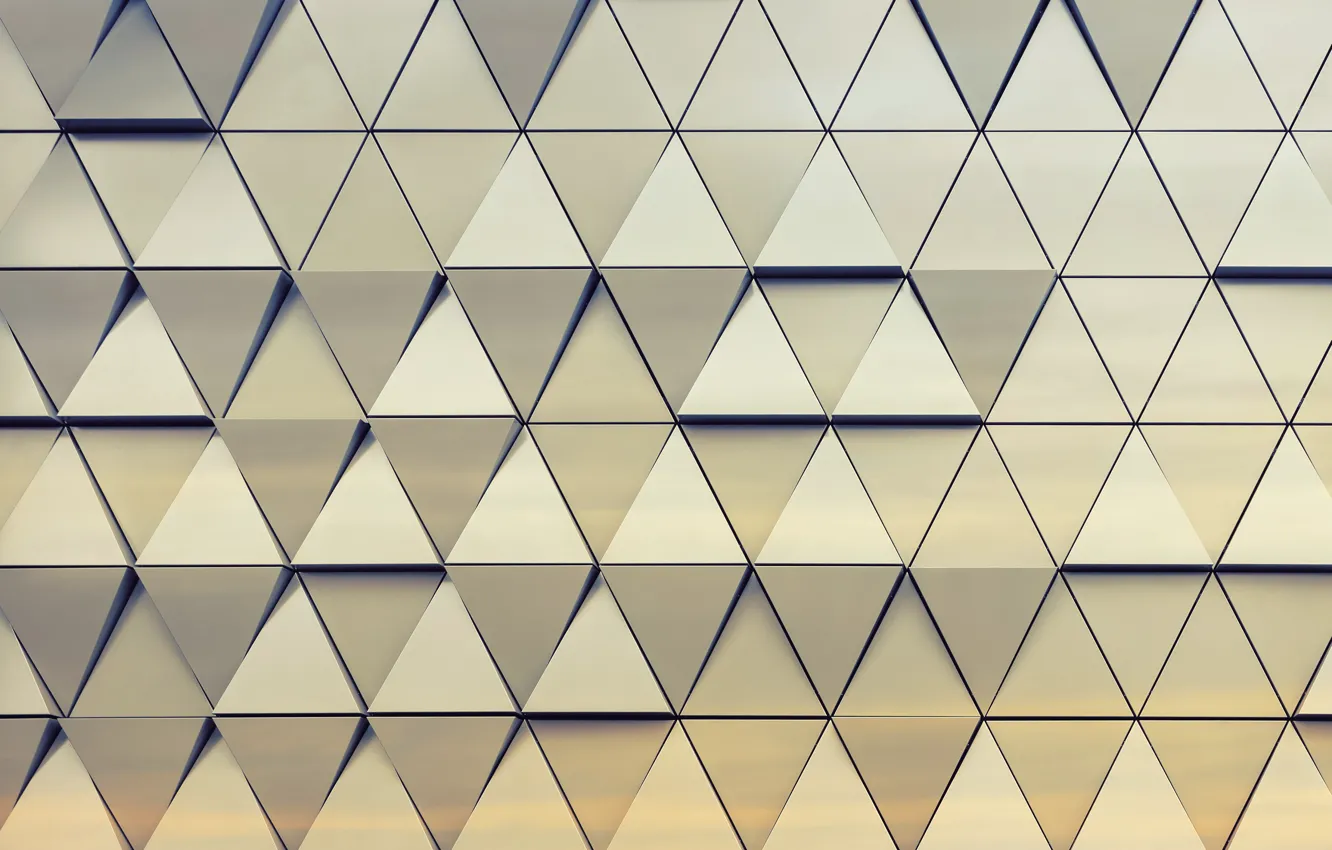 Photo wallpaper abstract, wall, design, texture, triangle, background, steel, triangle