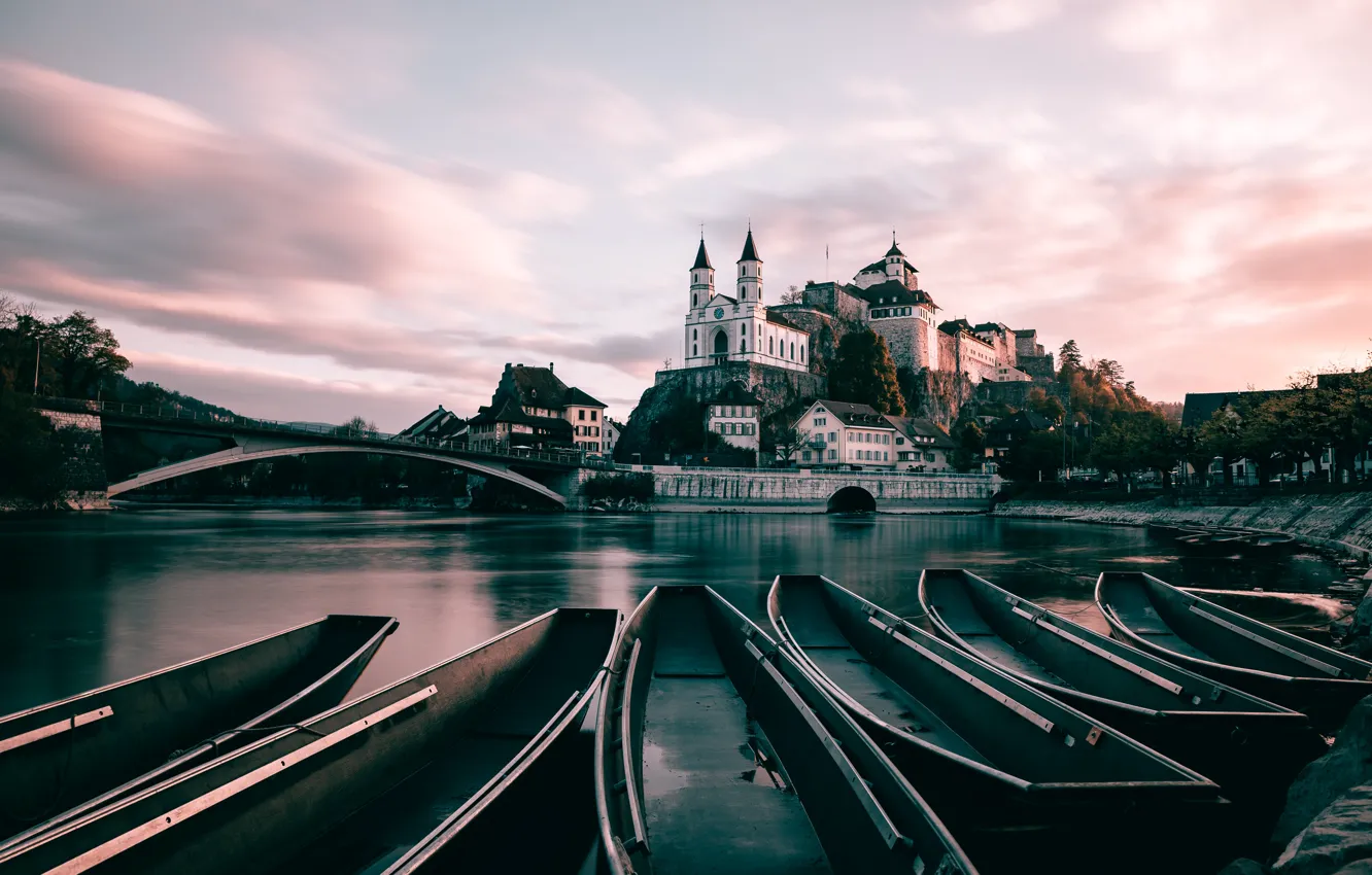 Photo wallpaper Switzerland, Canton of Aargau, Aarburg