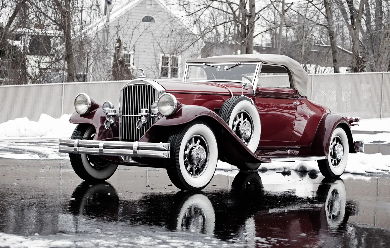 Photo wallpaper 1931, Convertible, Pierce-Arrow, Model 42