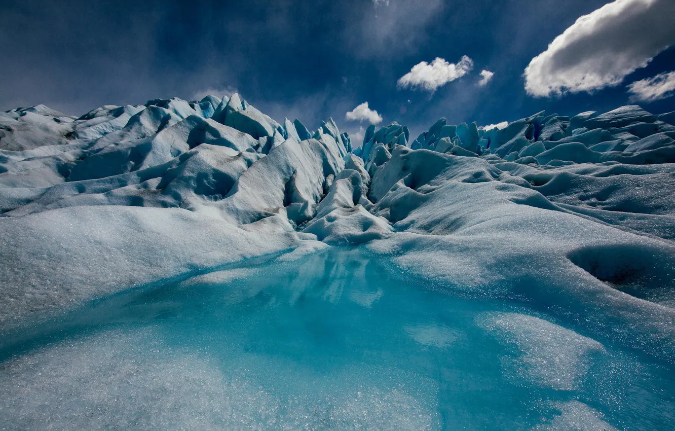 Photo wallpaper water, nature, glacier, year