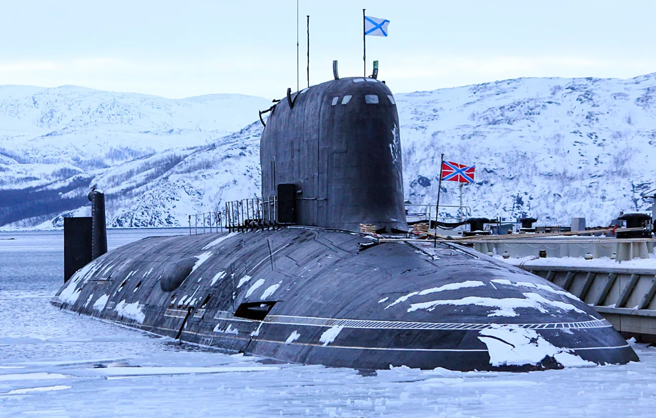 Photo wallpaper submarine, Navy, the project 885, Severodvinsk