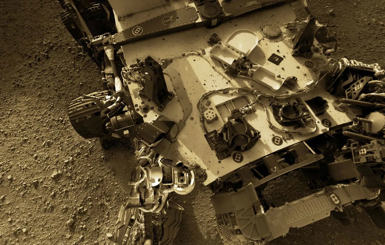Photo wallpaper NASA, Mars, Curiosity