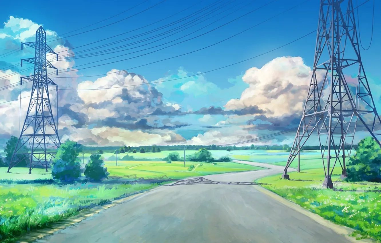 Photo wallpaper road, the game, anime, arsenixc, everlasting summer, endless summer