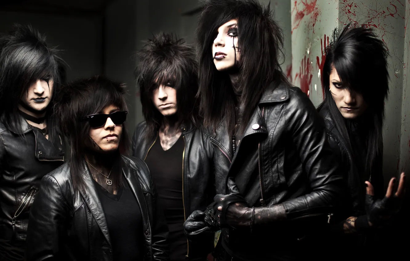 Photo wallpaper music, group, post-hardcore, Black Veil Brides, BVB, Jinxx, Jake Pitts, Andy Biersack