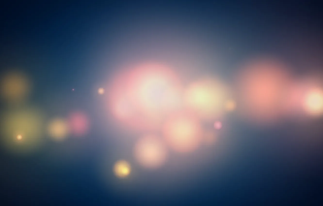 Photo wallpaper circles, color, Vaughn, blurred