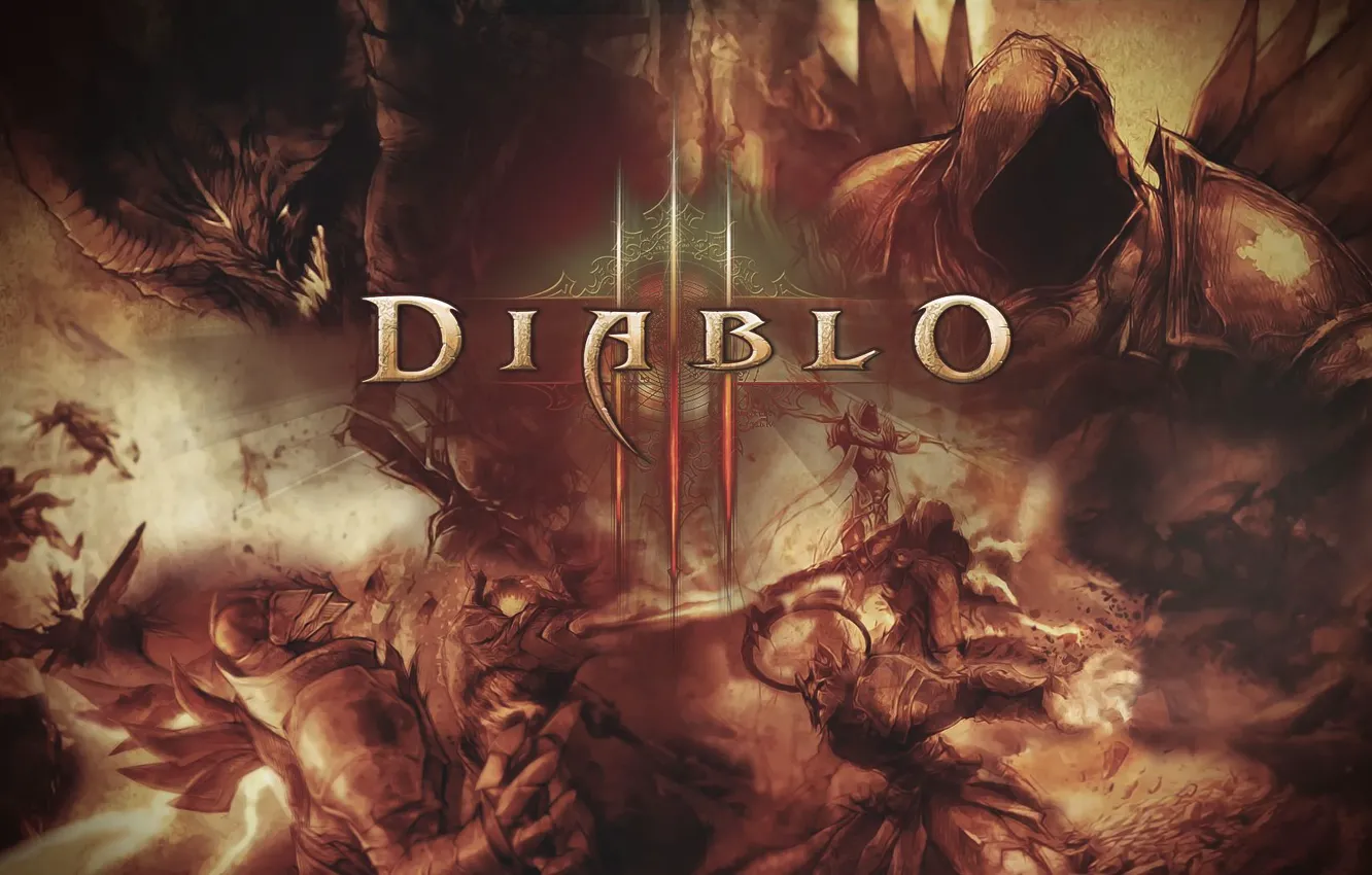 Photo wallpaper game, Blizzard, Diablo 3, diablo