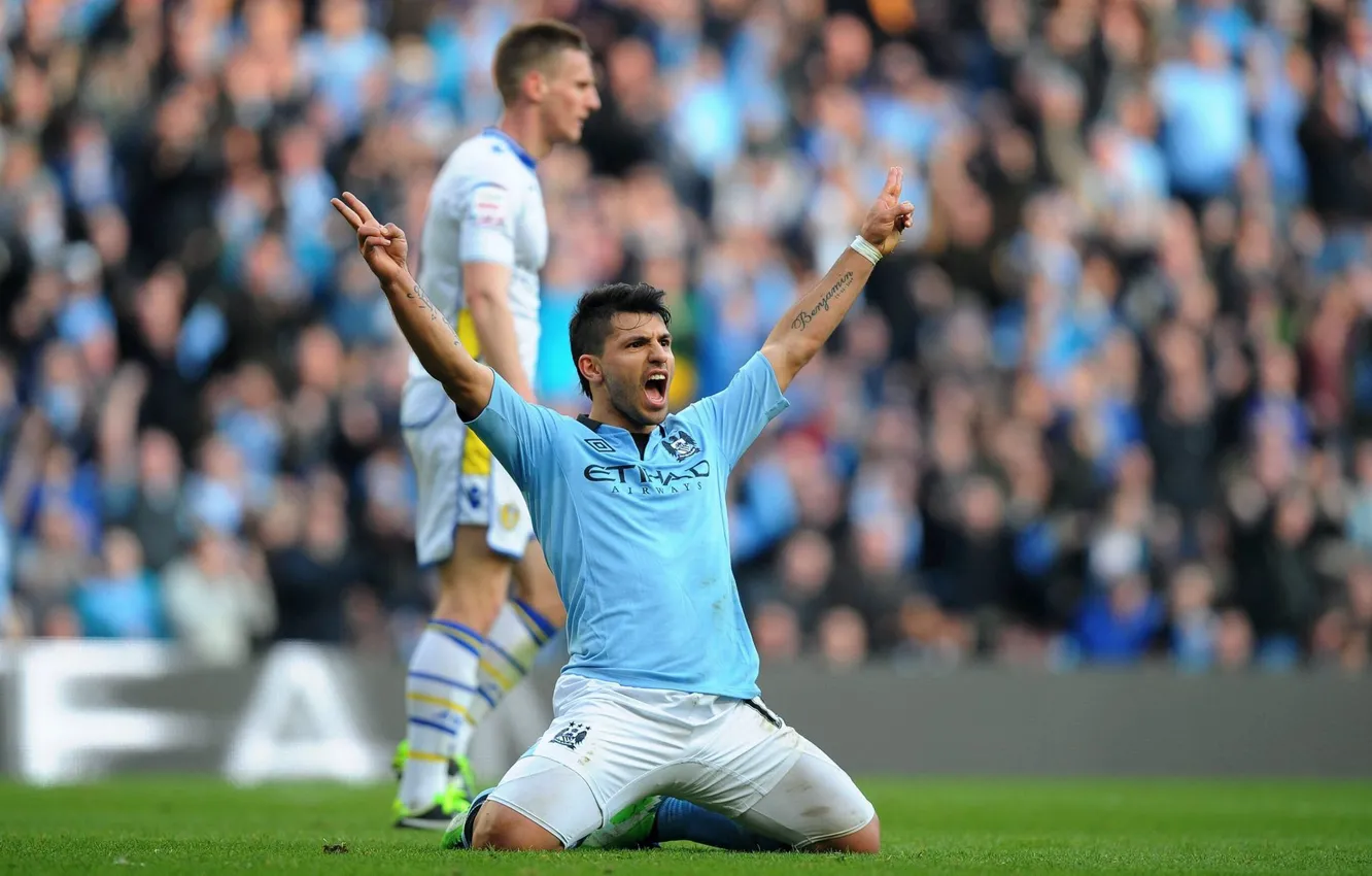 Photo wallpaper football, soccer, Sergio Aguero photos, cool football Wallpapers, kun aguero wallpaper 2012