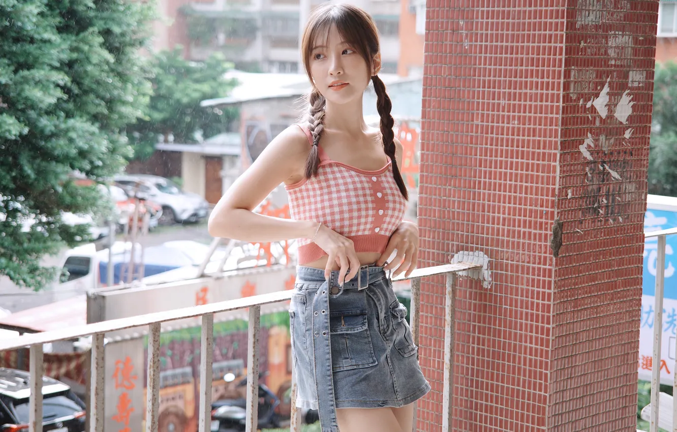 Photo wallpaper China, wallpaper, girl, sexy, woman, model, asian, cute