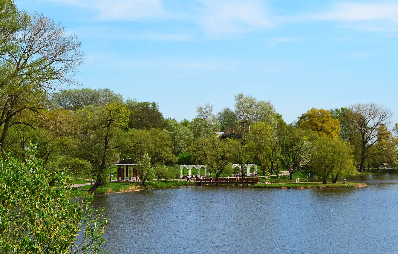 Photo wallpaper summer, Park, Belarus, Minsk
